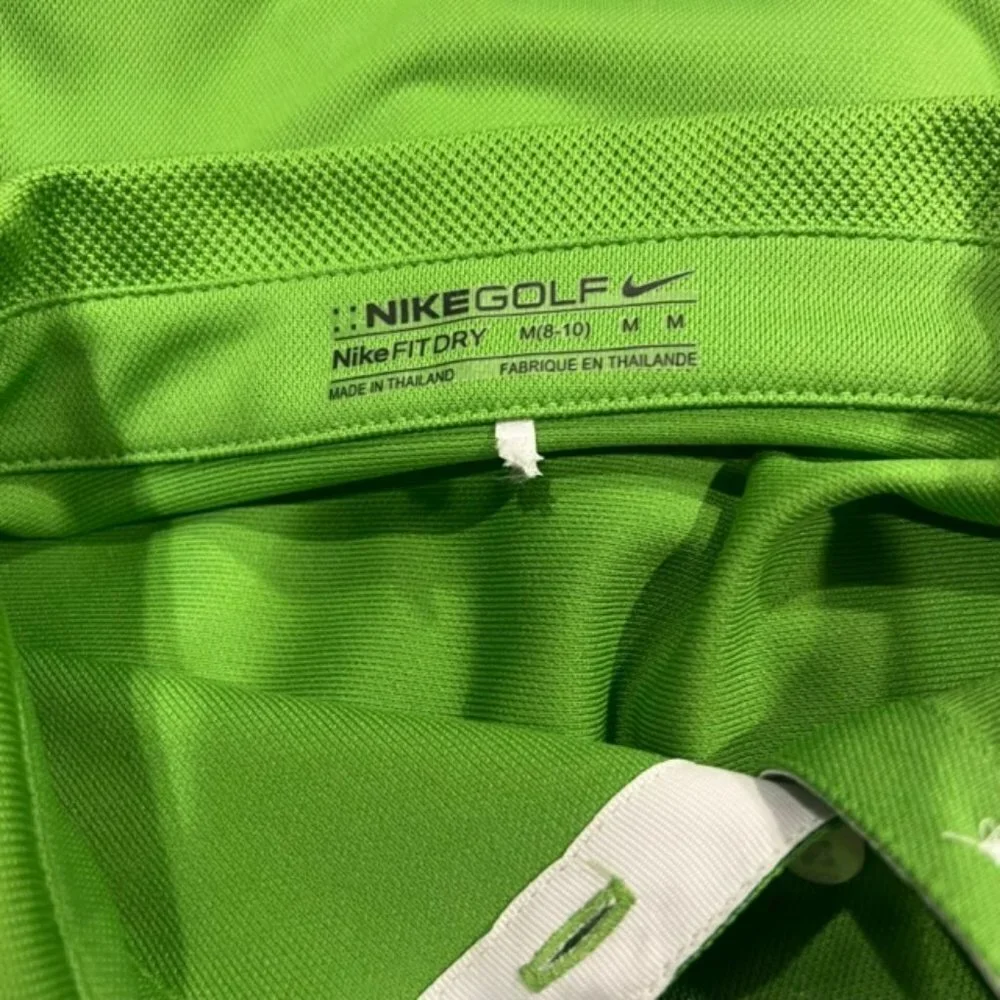 Nike Golf Green Short Sleeve Polo Size Medium